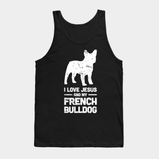 French Bulldog - Funny Jesus Christian Dog Tank Top